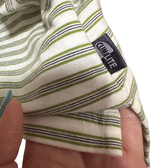 Adidas Climalite Men’s Large Golf Polo Shirt Vintage 2002 Striped - Picture 9 of 12